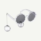Discokuleglasögon Silver