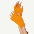 Fingerlösa Handskar Orange