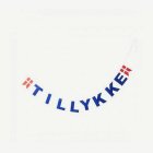 Tillykke Girlang Blå