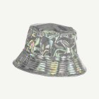 Iriserande Bucket Hat Silver