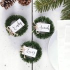 Rustic Christmas Placeringskort