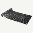 Velour Bordslöpare Svart/Silver