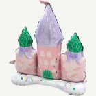 Prinsesslott Folieballong Ljusrosa/Grön