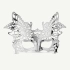 Venetiansk ögonmask silver