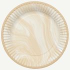 Marmor Papptallrikar Beige