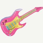 Rosa Gitarr Folieballong