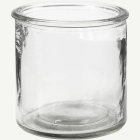Glas Värmeljushållare Genomskinlig