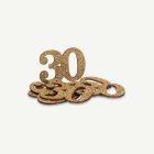 30 År Bordskonfetti Guld