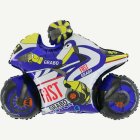 MotoGP Motorcykel Folieballong Blå