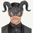 Djävulshorn Halvmask Svart