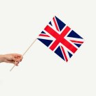 Storbritannien Flagga På Pinne