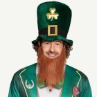 St. Patrick's Day Leprechaun Hatt & Skägg