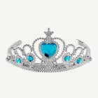 Prinsessa Barntiara Silver/Turkos