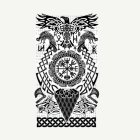 Viking Falsk Tatuering
