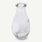 Flaskformad Glasvas Genomskinlig