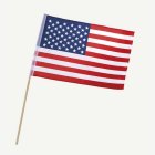 USA Flagga På Pinne