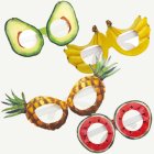 Frukt Partyglasögon