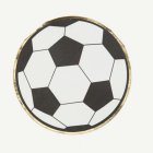 Fotboll Servetter Svart/Vit/Guld