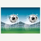 Fotboll Plastduk Blå