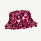 Paljett Bucket Hat Rosa