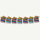 Fiesta Sombrero Flaggirlang