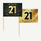 21 Års Golden Celebrations Tårtpinnar