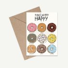Donut Worry Kort