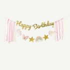 Happy Birthday Enhörning Girlang