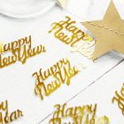 Happy New Year Konfetti Guld