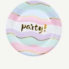 Party Tallrikar Pastell/Guld