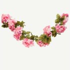 Konstgjord Hortensia Girlang Rosa