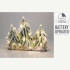 Snö LED Julgranar