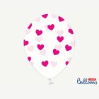 Rosa Hjärtan Ballonger Transparenta