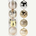 Julgranskulor Champagne/Guld