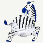 Zebra Lykta