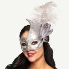 Maskerad Ögonmask Silver