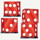 Casino Tärning Dekorationer