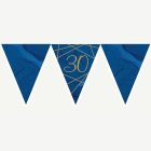 30-års Navy & Gold Vimpelgirlang