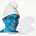Vit smurfhatt
