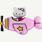 Hello Kitty® Flygplan Folieballong Ljusrosa
