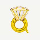 Folieballong Diamantring