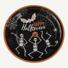 Skelett Halloween Papptallrikar