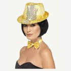 Paljett Trilby Guld
