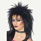 80-tal Rockdiva Peruk Svart