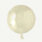 Rund Folieballong Cremevit