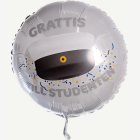 Rund Grattis Till Studenten Folieballong