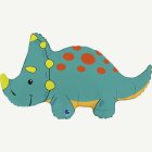 Triceratops Folieballong