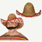 Mexikansk Sombrero Stråhatt Flerfärgad