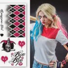 Harley Quinn Falska Tatueringar