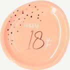 Papperstallrikar 18 År Lush Blush